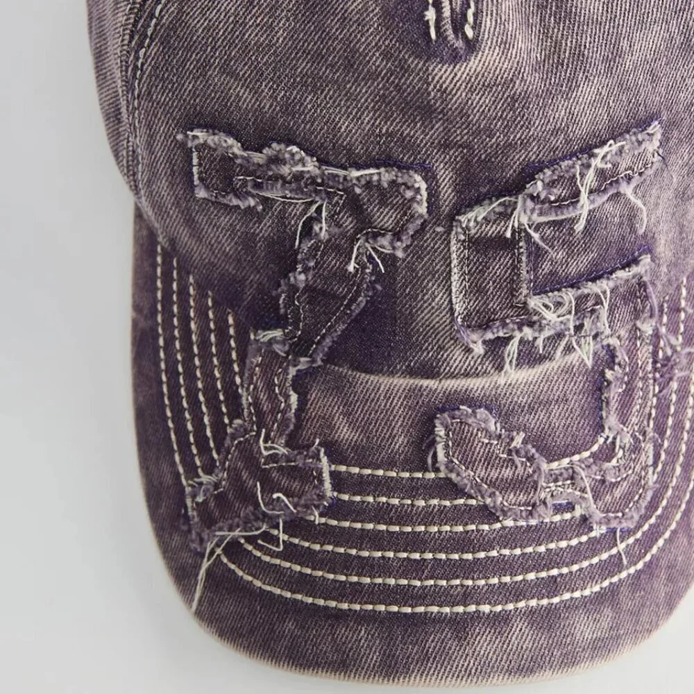 NWT Urban Outfitters Sun Bleached Patch Purple Dad Hat